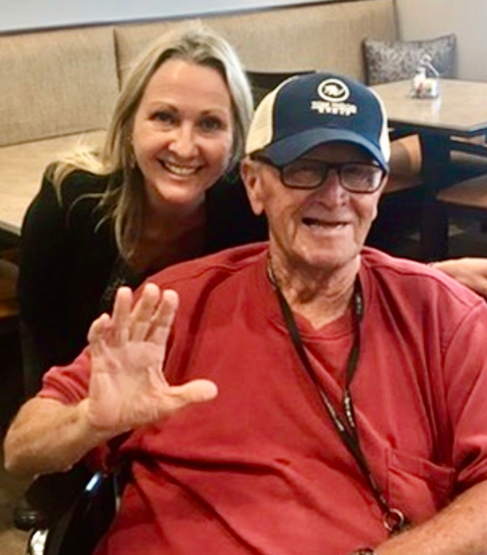 Dawn and her father-in-law, Bill